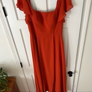 AZAZIE Bondi Dress- Paprika